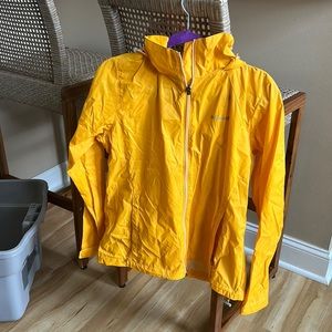 Yellow Champion Rain Jacket w/Hood